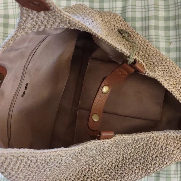 The Sak Roma Crochet Shopper Tote - Picture 7 of 10